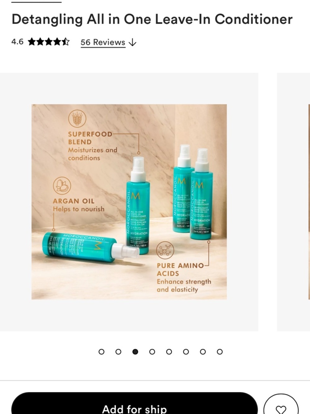 Moroccan Oil leave in conditioner- new - Picture 3 of 3